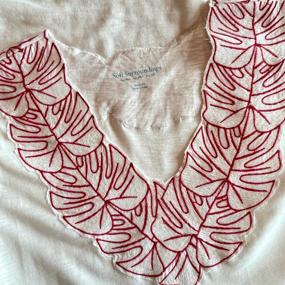 Soft Surroundings Archipelago Tee Top NWT - Picture 6 of 9